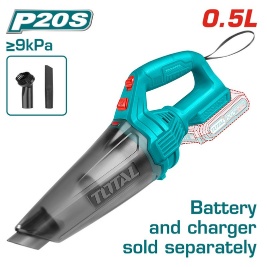 TOTAL 20V Vacuum Cleaner 0.5L SOLO