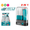 TOTAL 9PC INTERCHANGEABLE SCREWDRIVER SET - THT250906