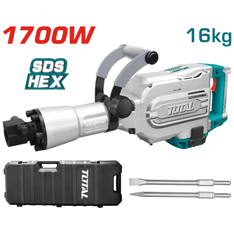 Total 220V Breaker Demolition 16Kg 1700W 45J - TH215456
