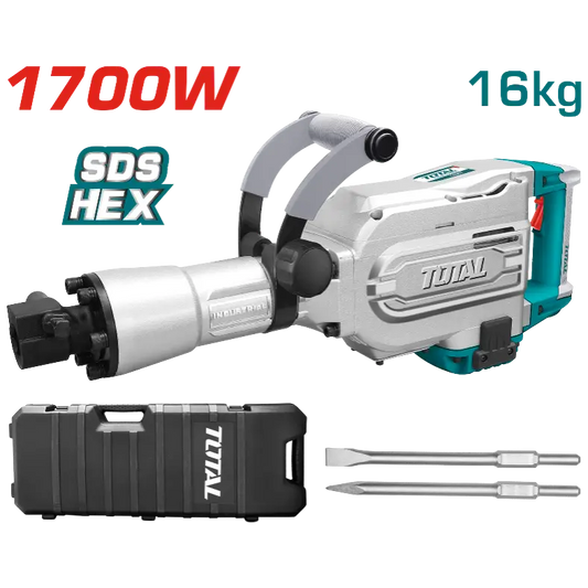 Total 220V Breaker Demolition 16Kg 1700W 45J - TH215456