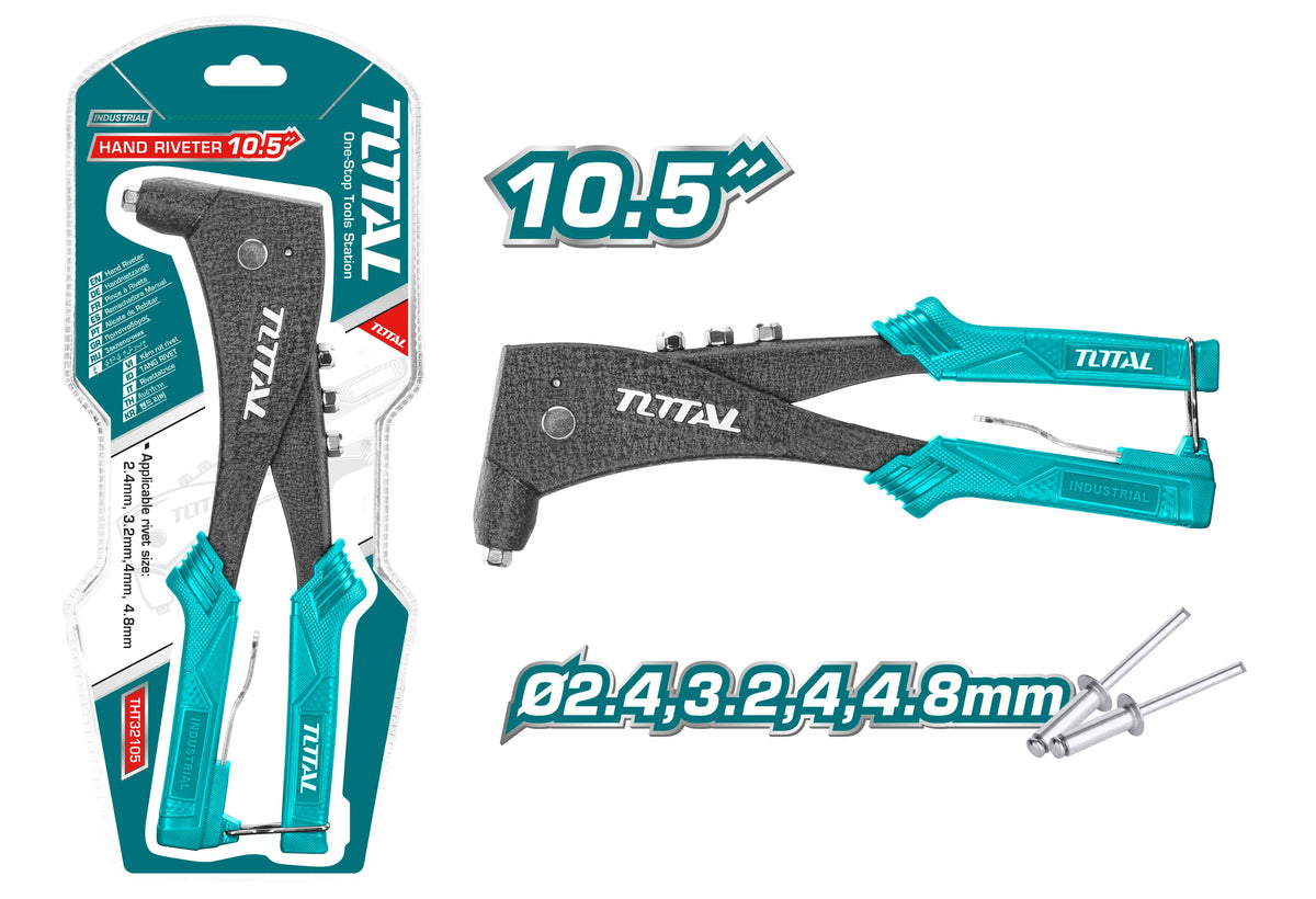 TOTAL HAND RIVETER - HD 2.4MM - 4.8MM CAPACITY - THT32105