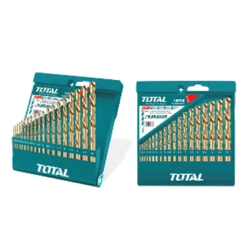 TOTAL HSS TWIST DRILL BITS SET 19PC - TACSD0195