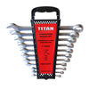 TITAN SET COMBINATION WRENCH 11PC 6-22MM