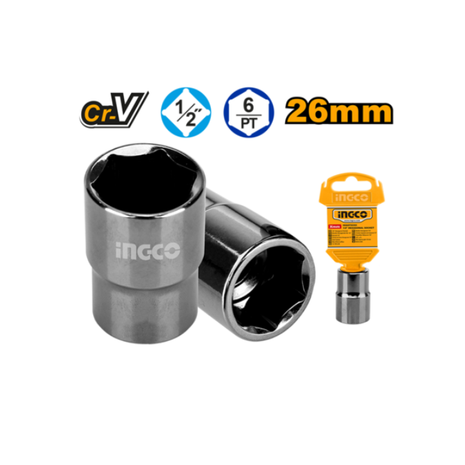 Ingco Hex Socket 1/2" 26 mm