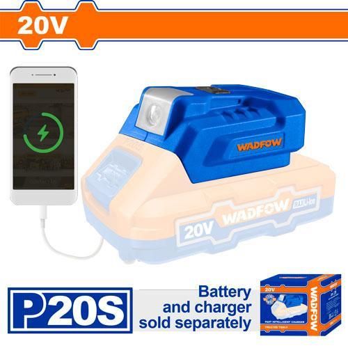 Wadfow Lithium-ion Cordless power source with LED