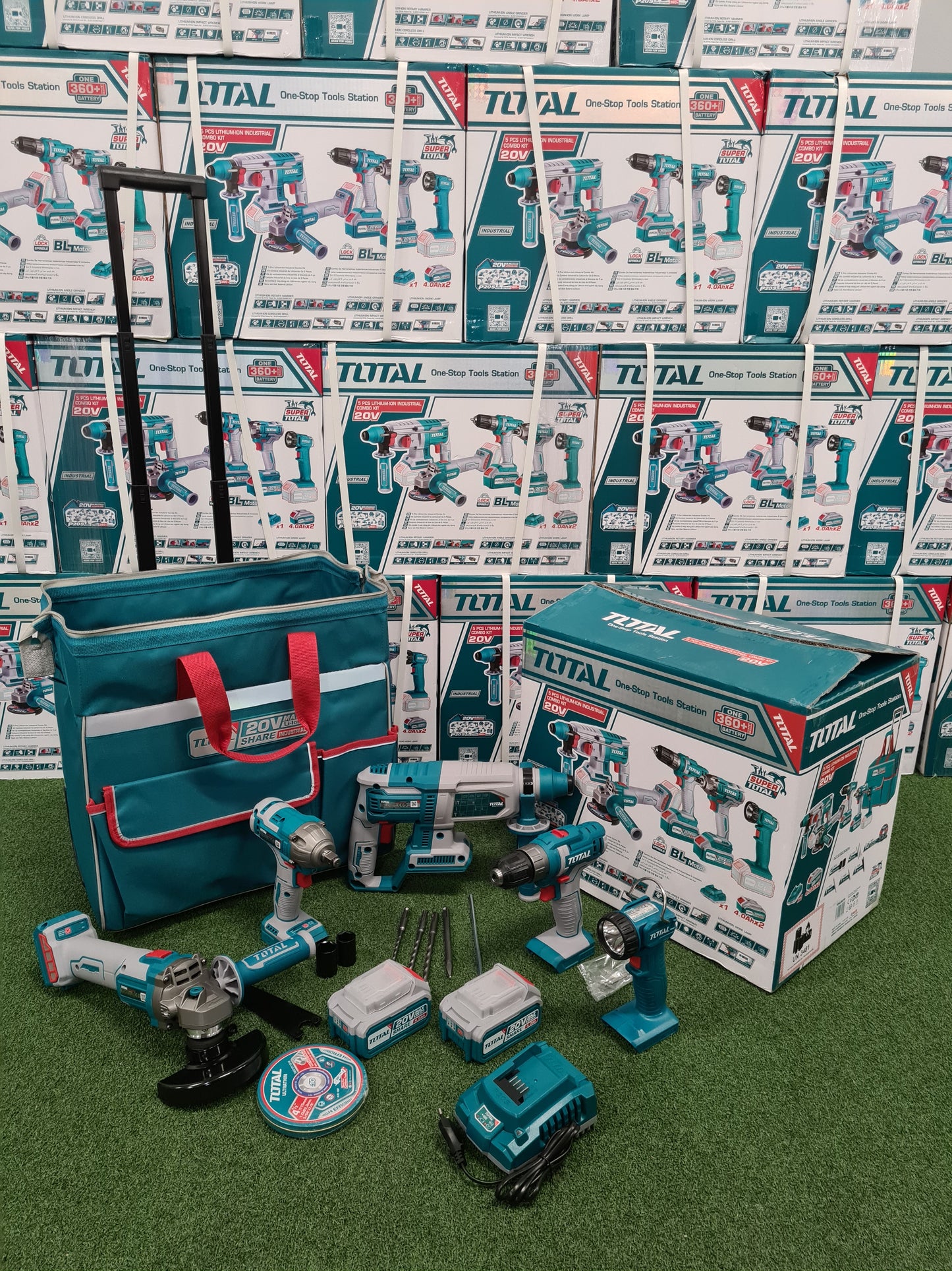 TOTAL 20V 5PC P20S TOOLKIT COMPLETE