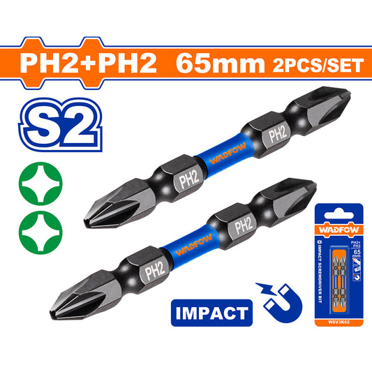 Wadfow Impact screwdriver bits PH2
