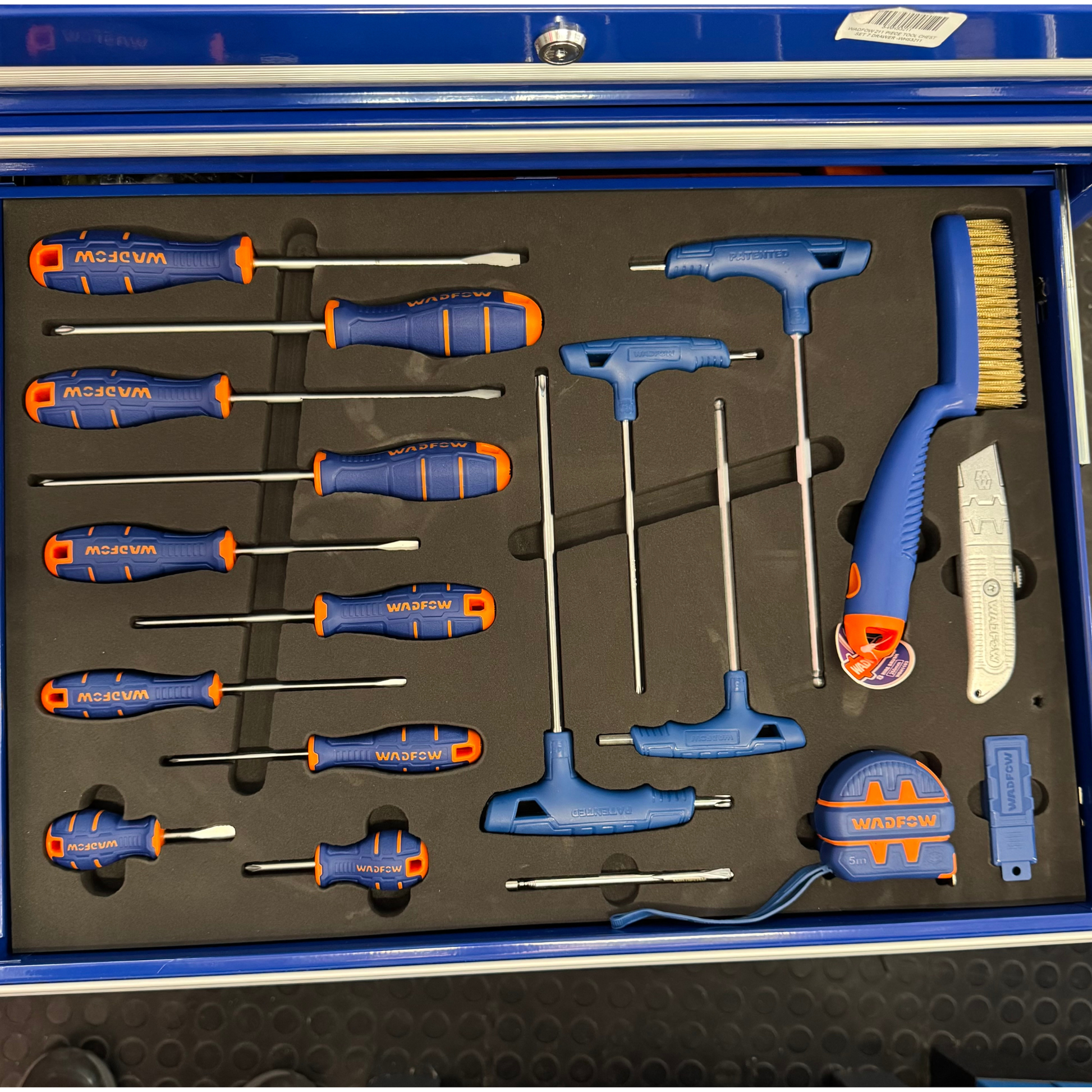 Wadfow 211 Piece tool chest set 7 drawer -WHS3211 – Wheelquip Tools
