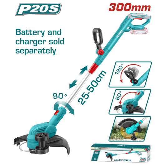 Total 20V Grass Trimmer 300mm SOLO – TGTLI20328