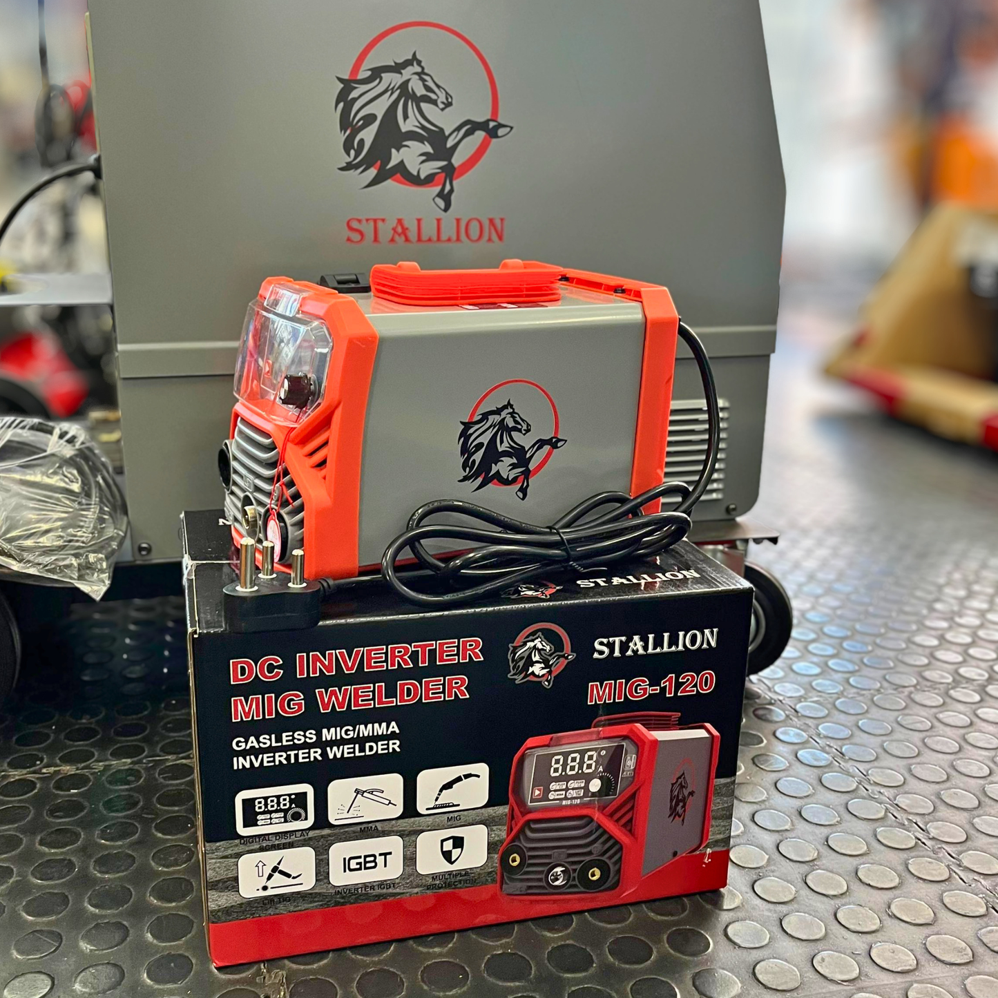 Stallion mig welder 120AMP + 1KG