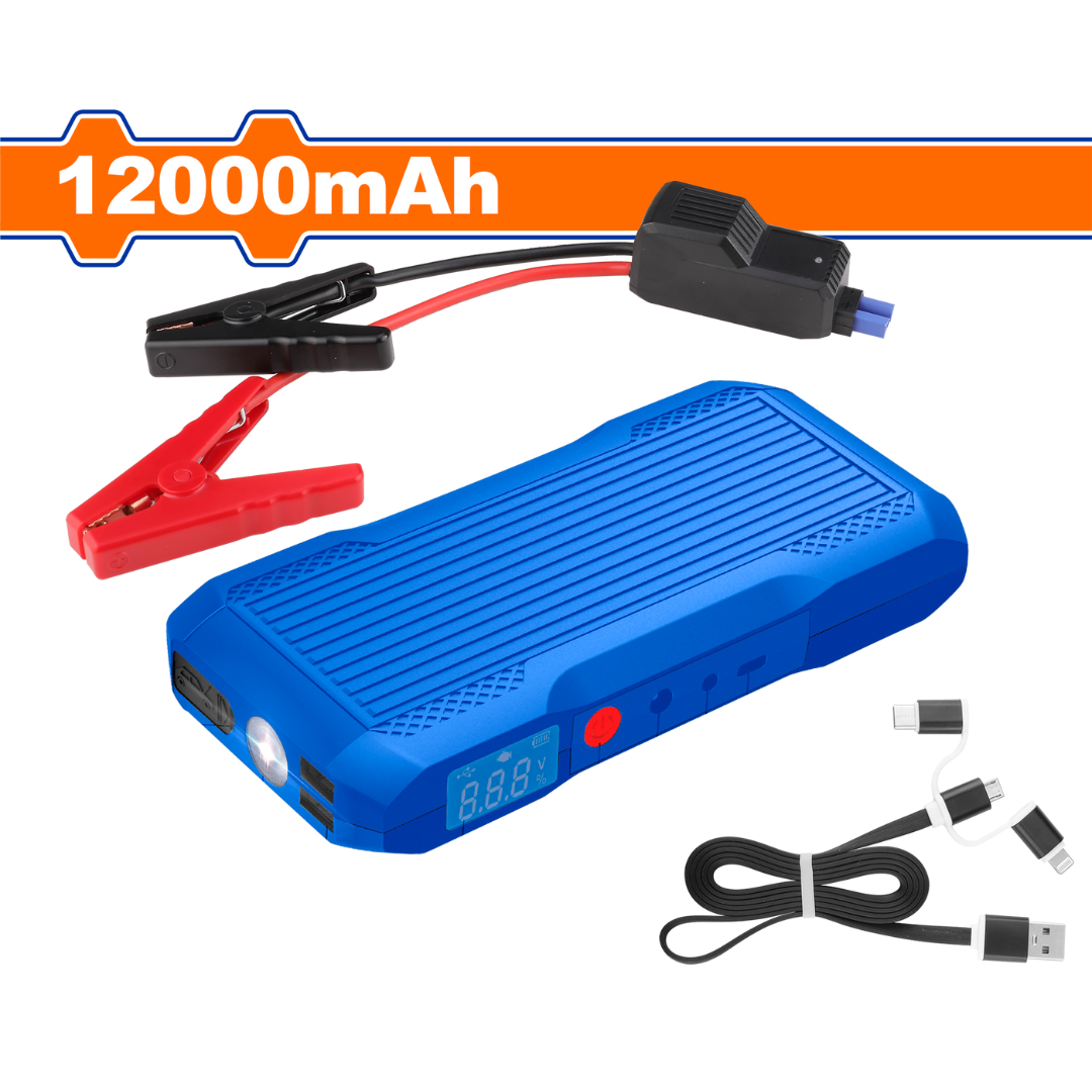 Wadfow Lithium-Ion jump starter 12 000mAh
