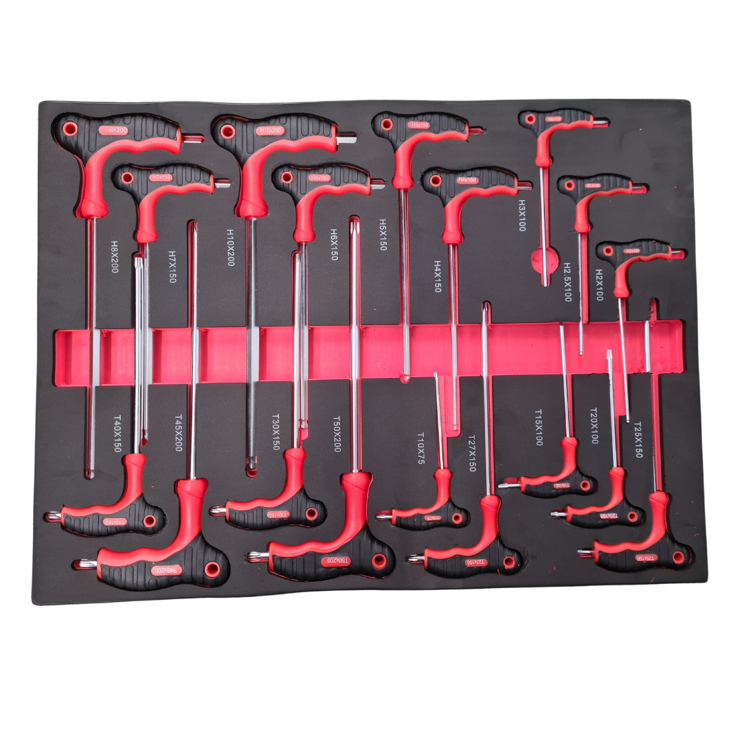 Tallion Tools Stallion Tool Set T-Handle Allen Key 18P – Wheelquip Tools