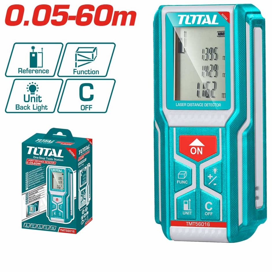 LASER DISTANCE DETECTOR TOTAL 60m TMT56016