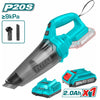 LITHIUM-ION VACUUM CLEANER WITH BATTERY AND CHARGER - TVLI20126