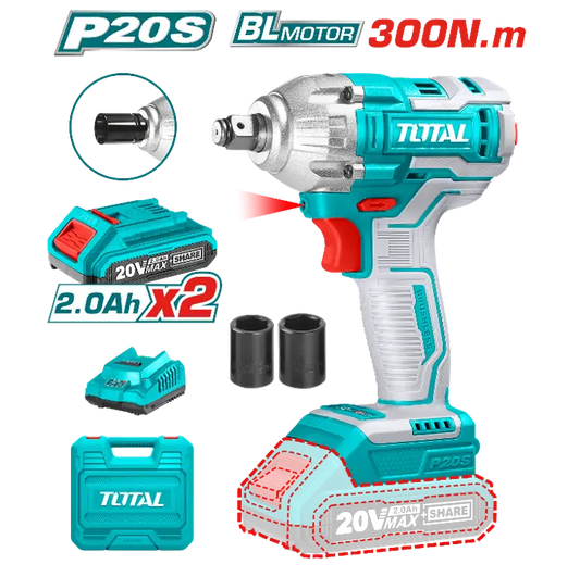 LITHIUM-ION IMPACT WRENCH 300NM TOTAL - TIWLI2038