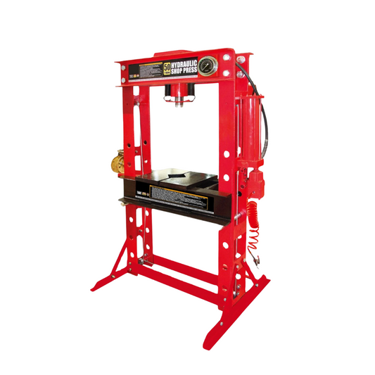 SHOP PRESS AIR OPERATED 50 TON & GAUGE