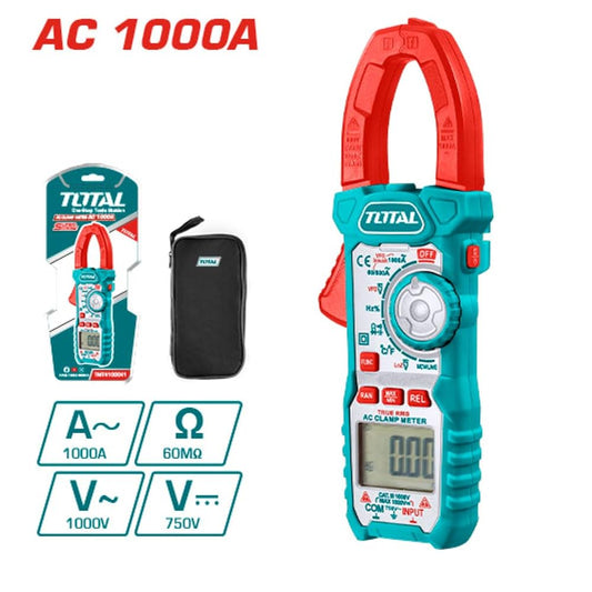 TOTAL Elect clamp meter AC1000A-TMT7610001 – PROMO