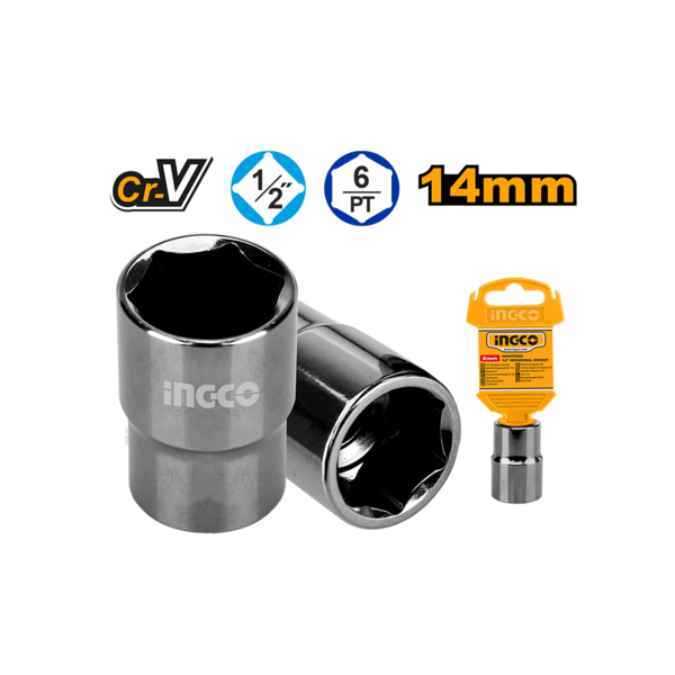 Ingco Hex Socket 1/2" 14 mm