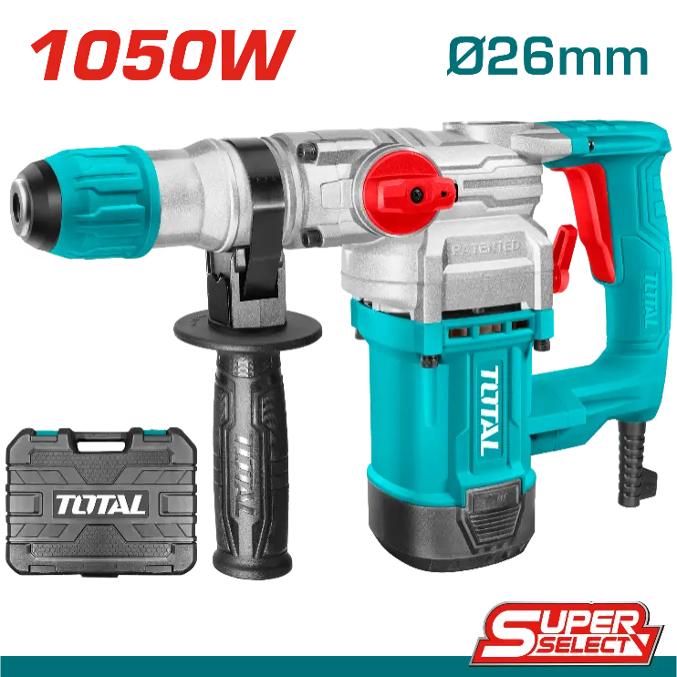 TOTAL ROTARY HAMMER 220V 1050W TOTAL - TT110266