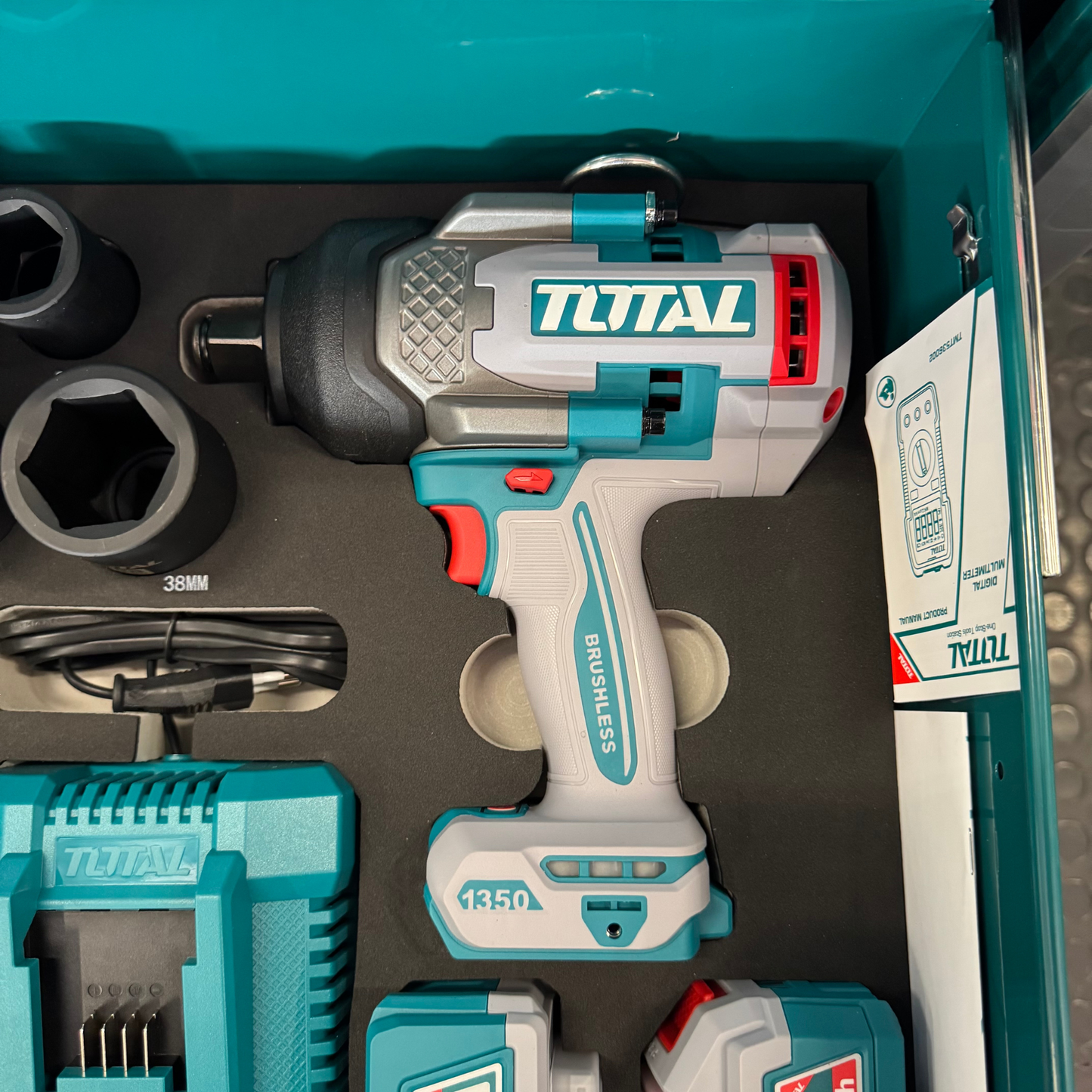 TOTAL 20v Combo I/wrench 1350nm Tool Trolley 288PC – THPTCS82882
