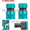 Total Garden Hose Quick Con 3Pcs 1/2 - THWS030301