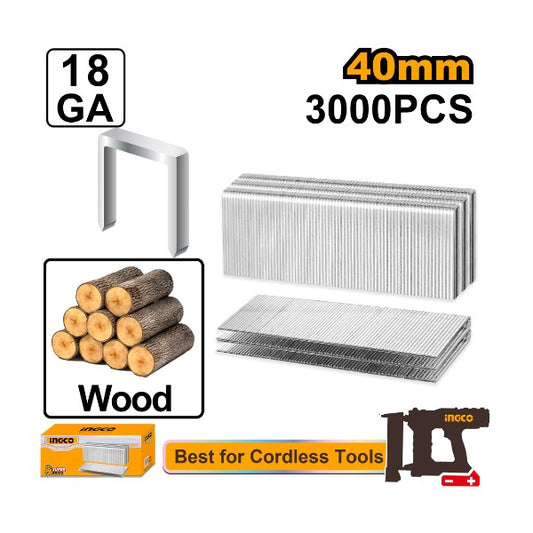 Ingco Staple size: 40 mm 3 000 Piece