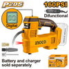 Ingco 20V Cordless Auto Air Compressor 160PSI Kit - CACLI2012
