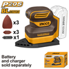 Ingco 20V Lithium-Ion Palm Sander Solo - CPSLI2024