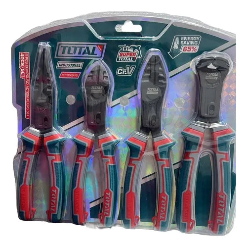 Total Plier Set Compound Action 4PC