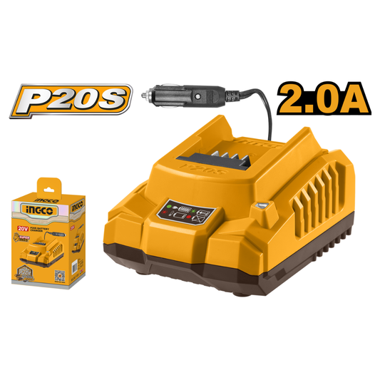 INGCO P20S Car Charger 20V 2.0Ah - FCLI2012