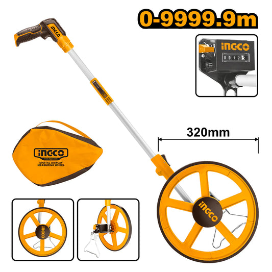 Ingco Measuring Wheel 0-9999.9m