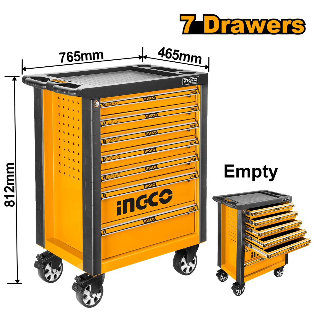 Ingco Roller cabinet 7 drawers empty -  HDTC01072