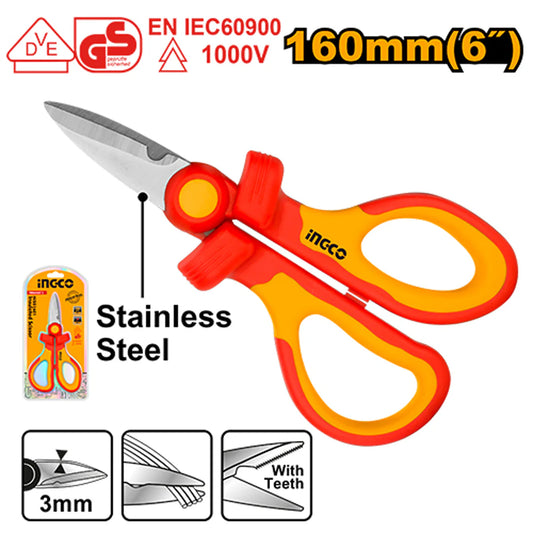 Ingco Insulated Scissor 160mm
