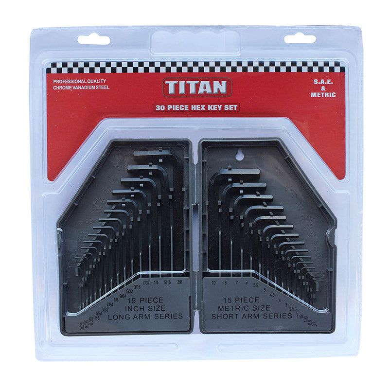 TITAN SET HEX KEY 30PCS