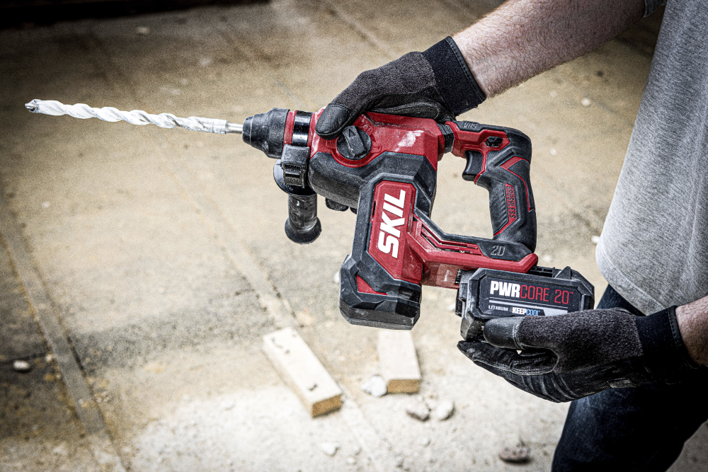 SKIL BRUSHLESS' CORDLESS SDS DRILL - 3851 CA