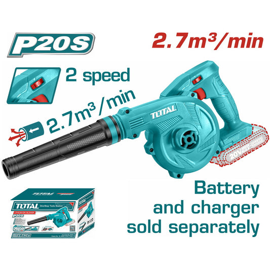 Total Lithium-Ion blower 2.7m³/min DUAL SPEED TABLI20018