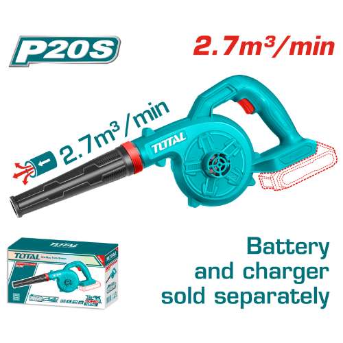 TOTAL 20V Blower SOLO – TABLI20028 (Single Speed)