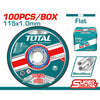 115mm Abrasive metal cutting disc set total 1.0mm  100PCS