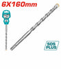 Total SDS Plus Hammer Drill Bit 6 X 160mm - TAC310602