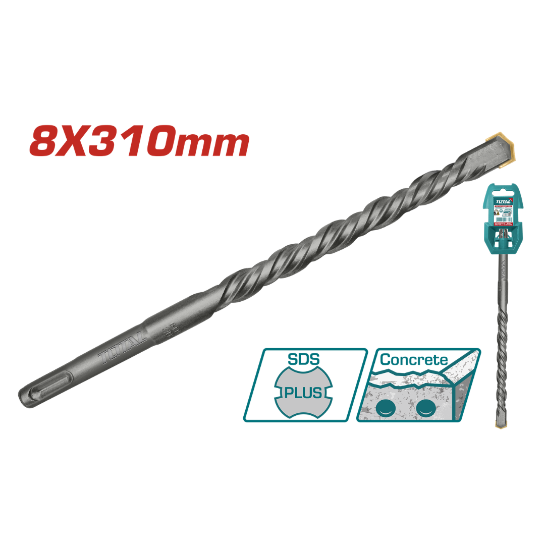 Total Drill Bit SDS Plus 8X310 – TAC310805