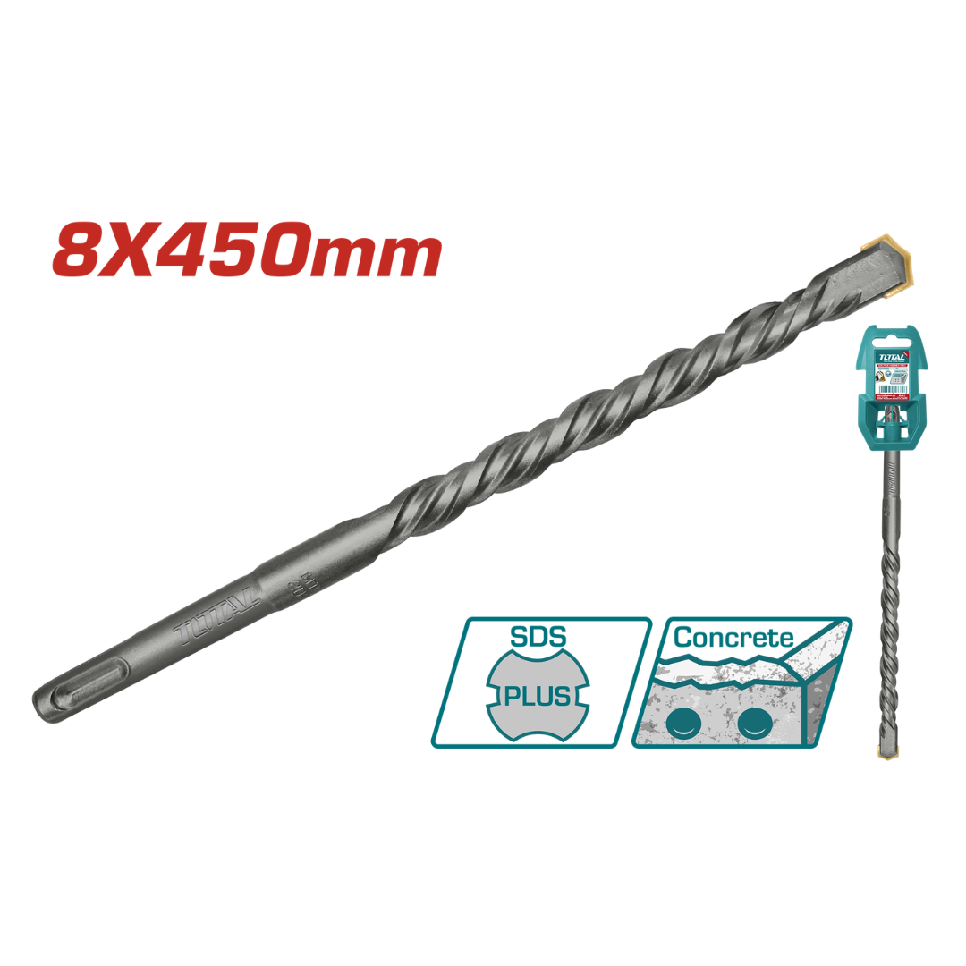 Total Drill Bit SDS Plus 8X450 – TAC310806