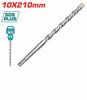 Total SDS Plus Hammer Drill Bit 10 X 210mm - TAC311003