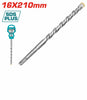 Total SDS Plus Hammer Drill Bit 16 X 210mm - TAC311602