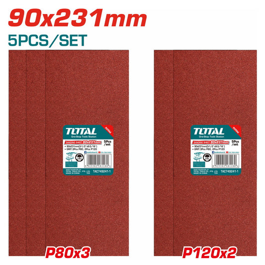 Total Sanding sheet set
