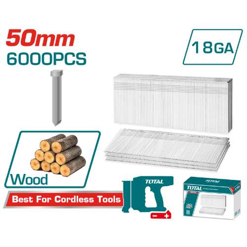 Total 20V Brad Nail 50x1.25x1.0mm/6000PC
