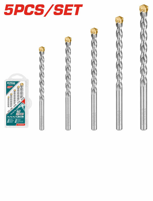 TOTAL 6PC HSS DRILL BIT SET - TACSD0605