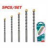Total 5PCS Masonry drill bits set - TACSD5055
