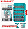 Total Screw driver BIT SET Impact (Black) 49 PC - TACSDL24906