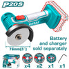 TOTAL 20V Mini Grinder 76mm SOLO - TAGLI7601
