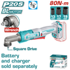 TOTAL 20V Angle Impact Wrench 80nm 3/8dr SOLO – TAIWLI2081